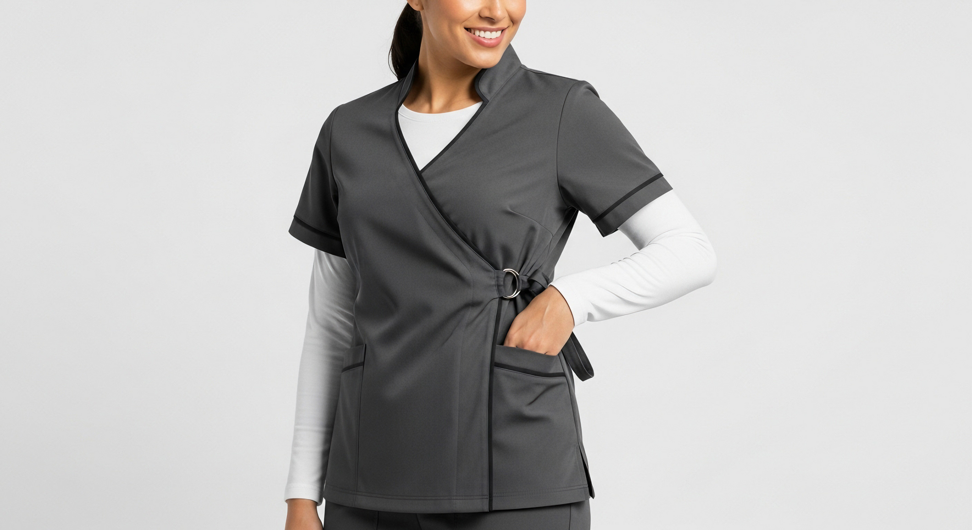 Iron V – Side Tie Scrub Set