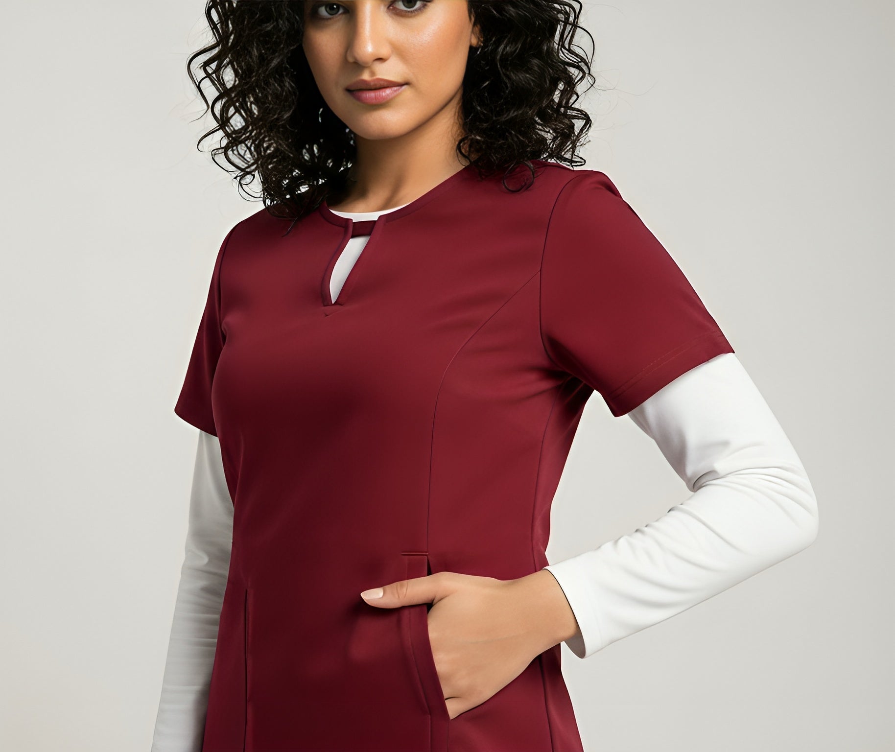 V-Neck Medical Set