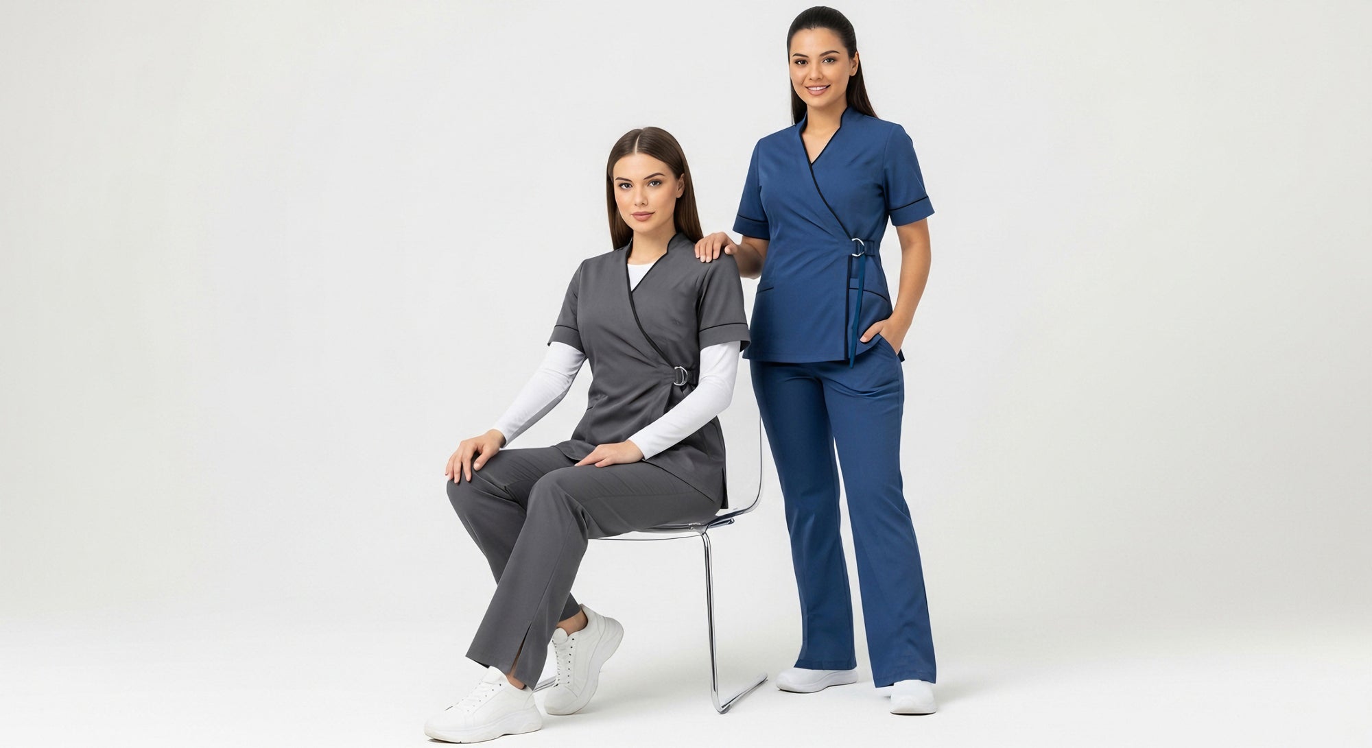 Iron V – Side Tie Scrub Set