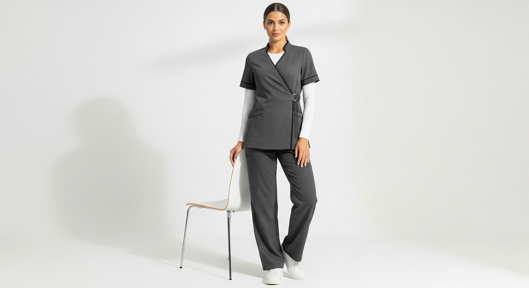 Iron V – Side Tie Scrub Set
