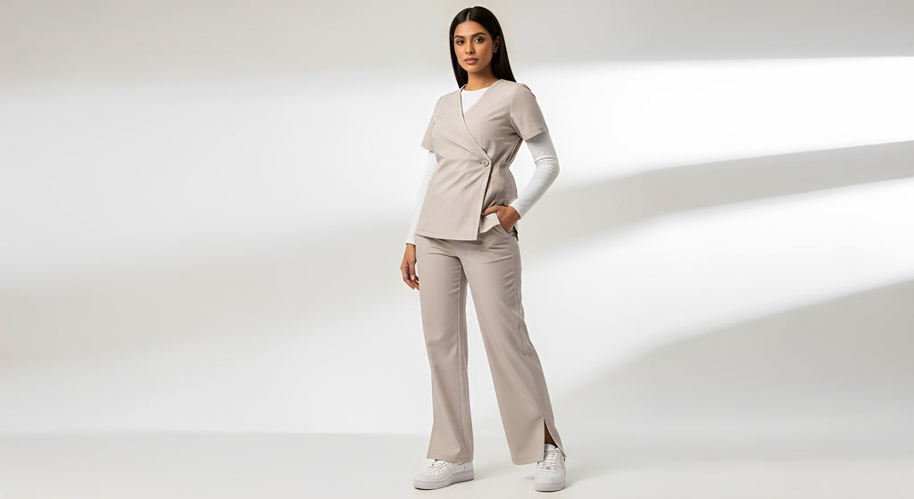 Side Button Scrub Set