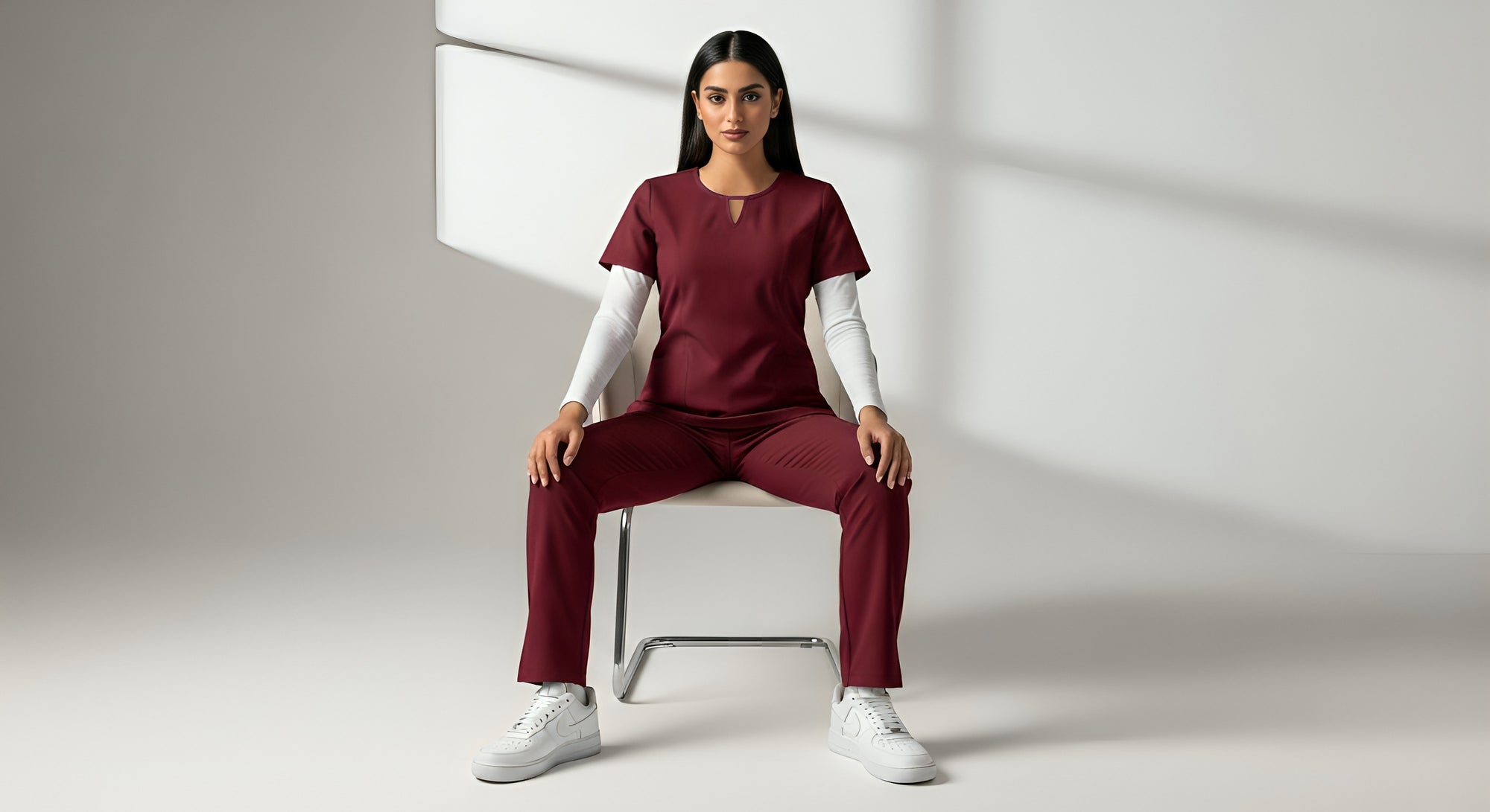 V-Neck Medical Set