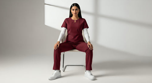 V-Neck Medical Set