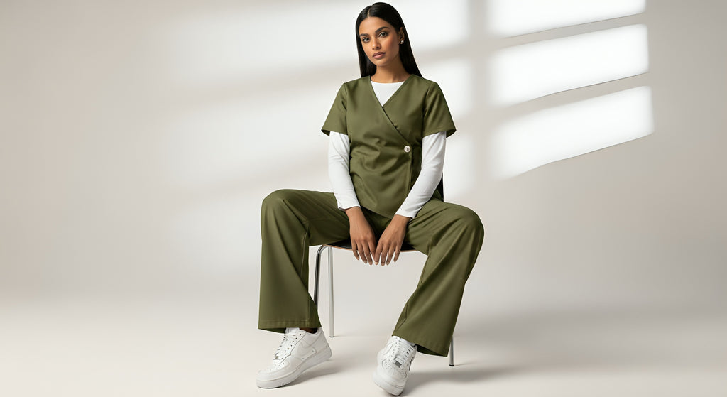 Side Button Scrub Set