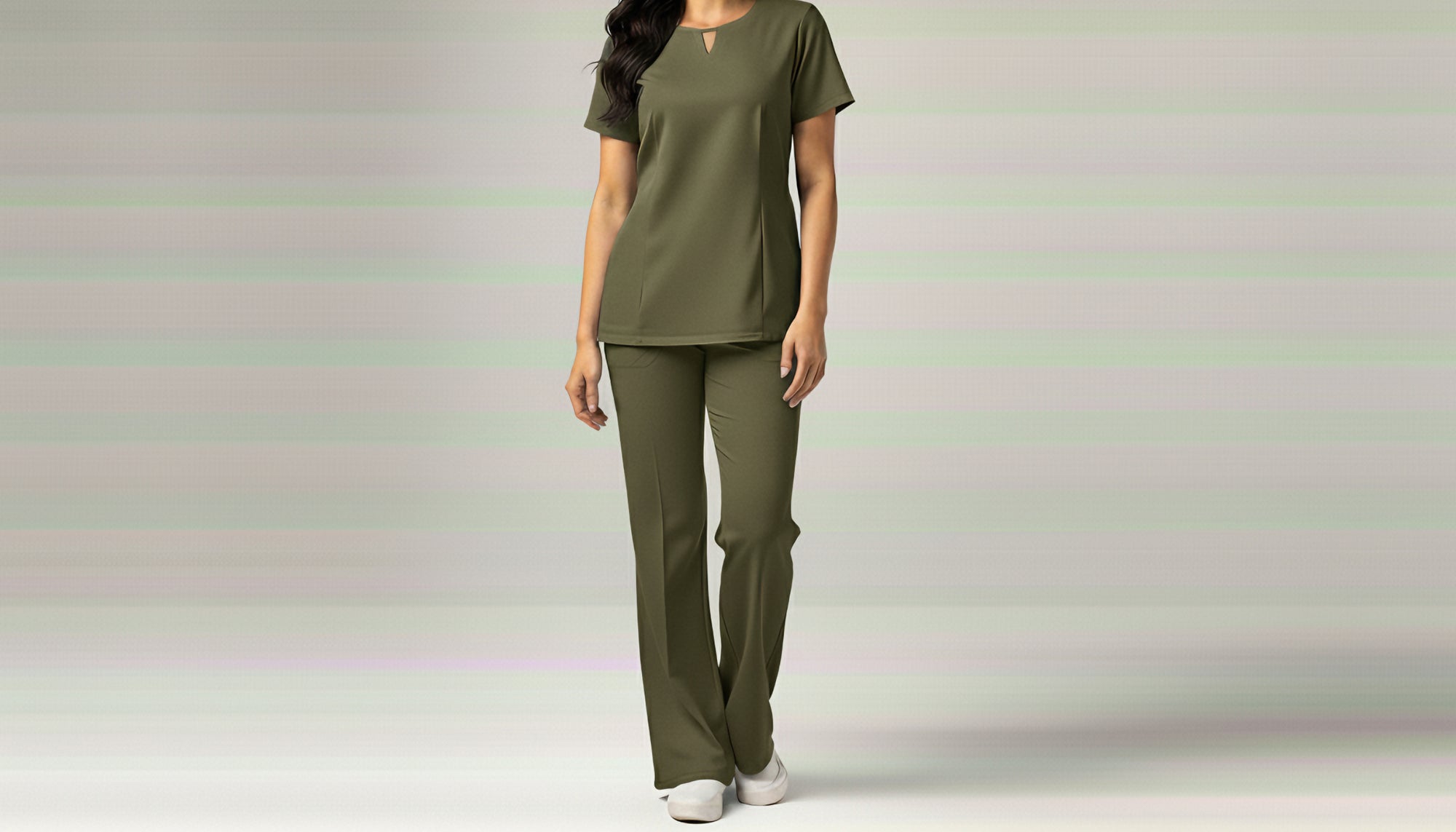 V-Neck Medical Set